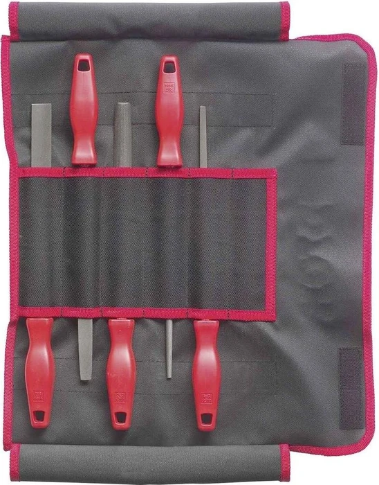 Dick Feilen-Set inkl. Tasche, 5-tlg.