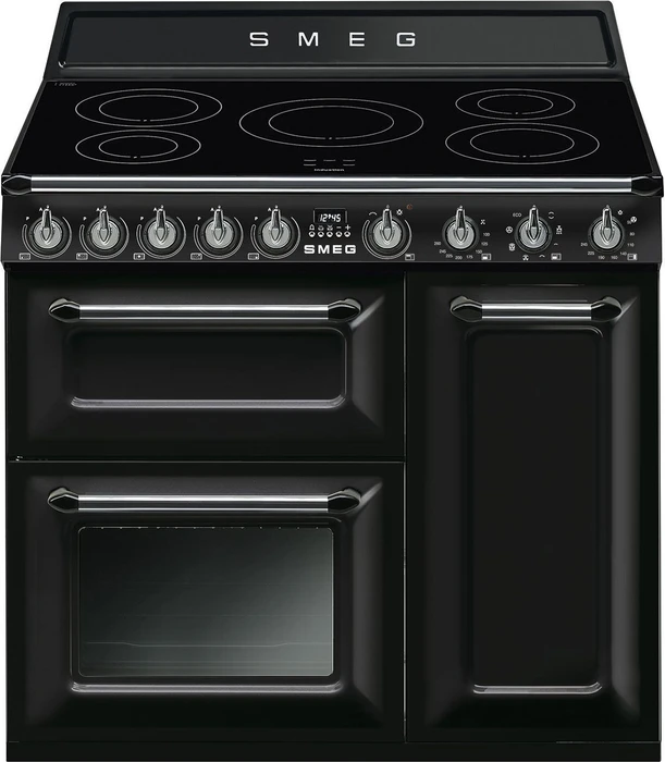 Smeg Victoria TR93IBL2 Dreifach-Elektroherd mit Induktionskochfeld