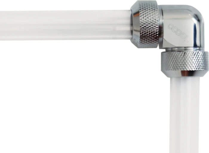 Alphacool Eiszapfen L-Verbinder 90° 13mm, chrome