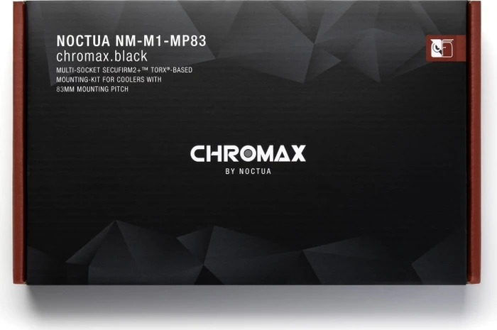 Noctua NM-M1-MP83 chromax.black Mounting Kit, Sockel AM5/AM4/1851/1700/1200/115x Montage-Kit