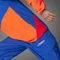 adidas Terrex Multi Climawarm Fleece Anorak semi lucid blue/semi impact orange/pure ruby (Herren) Vorschaubild