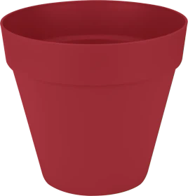 Elho Loft Urban mit Rollen 40 38.5cm theaterrot