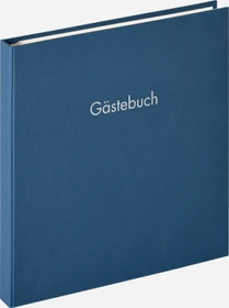 Walther Design Buch Gästebuch Fun 26x25 dunkelblau
