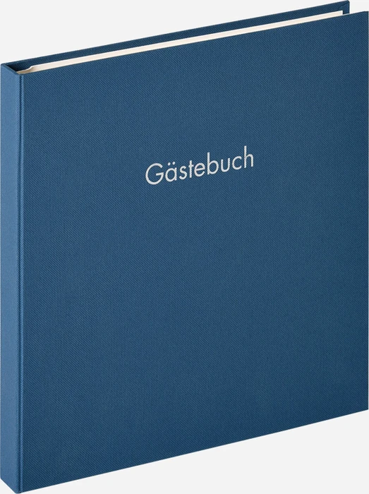 Walther Design Buch Gästebuch Fun 26x25 dunkelblau