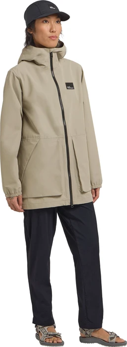 Jack Wolfskin Terraview 2L Funktionsmantel stone (Damen)