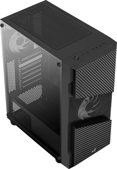 AeroCool Menace Saturn RGB, Glasfenster