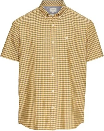 Camel Active Karo Baumwolle Hemd kurzarm (Herren)