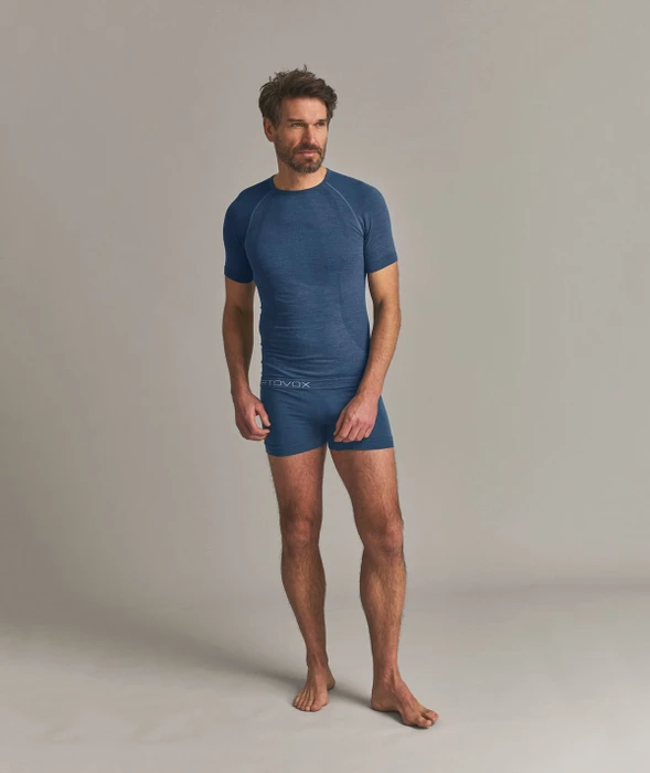 Ortovox 120 Comp Light Boxer Briefs blue nunatak (Herren)
