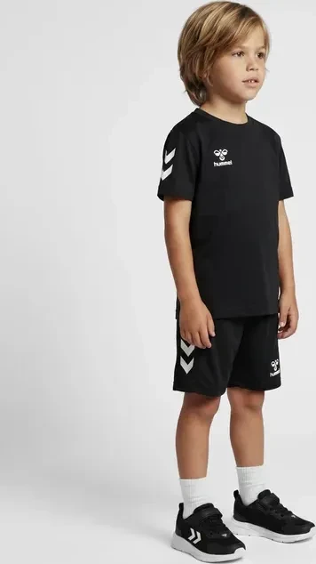 hummel Logo Set kurzarm schwarz (Junior)