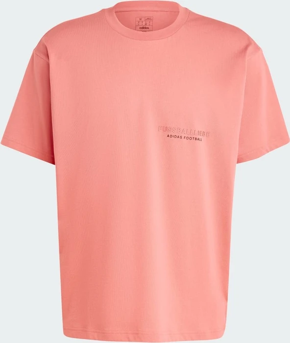 adidas Fußballliebe Graphic T-Shirt kurzarm preloved scarlet (Herren)