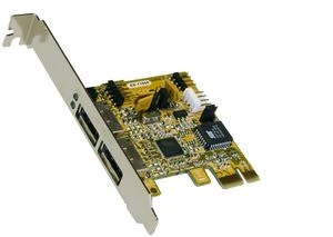 Exsys 2x USB-A 2.0/eSATA, PCIe x1