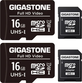 Gigastone Full HD Video R85/W15 16GB Kit, UHS-I U1, Class 10, 2er-Pack