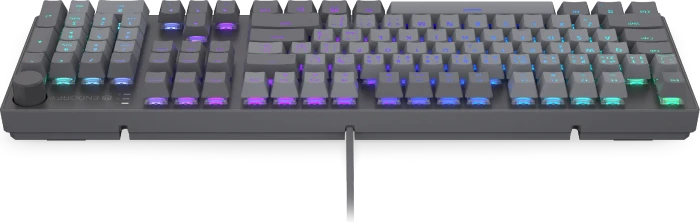 Endorfy Thock V2, PBT, grau, LEDs RGB, hot-swap, Endorfy RED, USB, CZ/SK