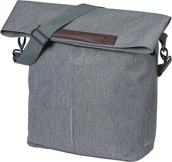 Basil City Shopper MIK Hooks Gepäcktasche grey melee