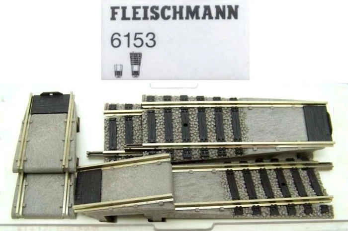 Fleischmann - Spur H0 - Gleisabgänge DC