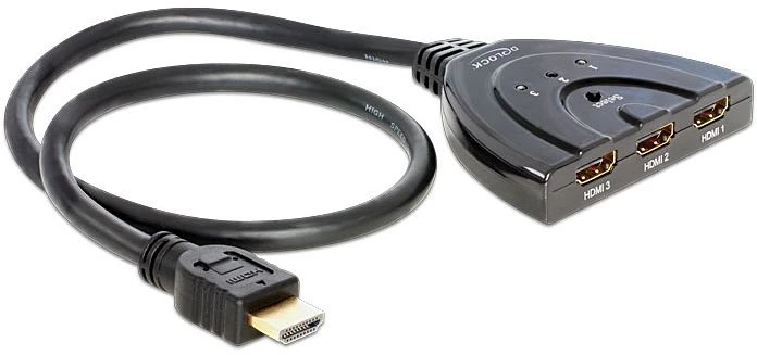 DeLOCK HDMI Switch 3-fach 0.6m (87619)