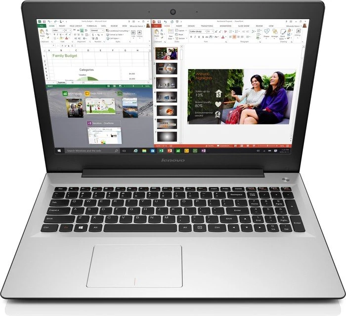 Lenovo IdeaPad 500S-14ISK, silber, Core i7-6500U, 8GB RAM, 256GB SSD, GeForce 940M, DE