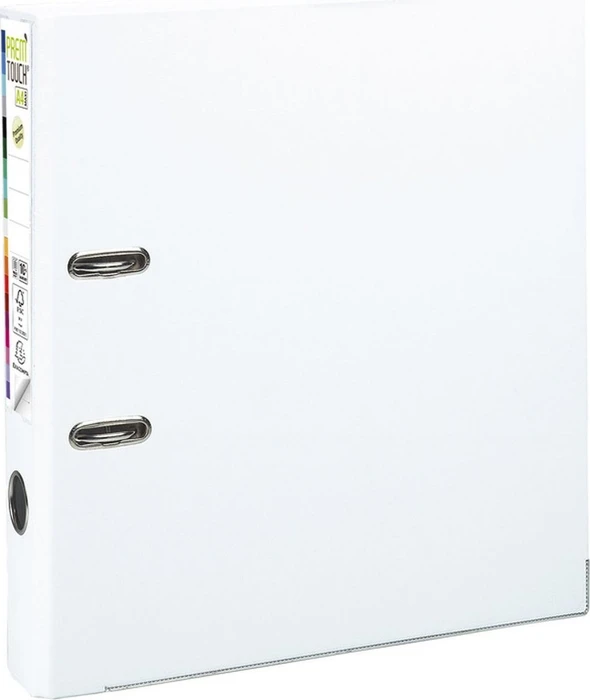Exacompta Maxi Prem'Touch Ordner 2-Ring, 50mm, A4, weiß (53148E)