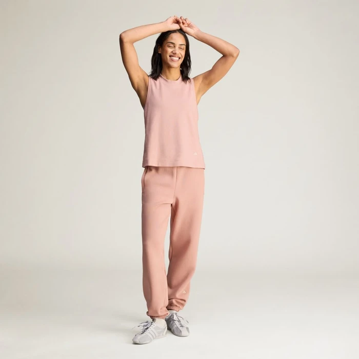 adidas by Stella McCartney Logo Funktionsshirt ärmellos brown mauve (Damen)