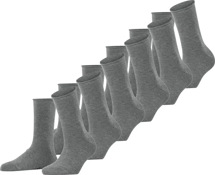 Falke Happy Socken light greymel., 6 Paare (Damen)