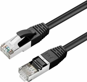 MicroConnect Patchkabel, Cat6, S/FTP, RJ-45/RJ-45, 0.25m, schwarz