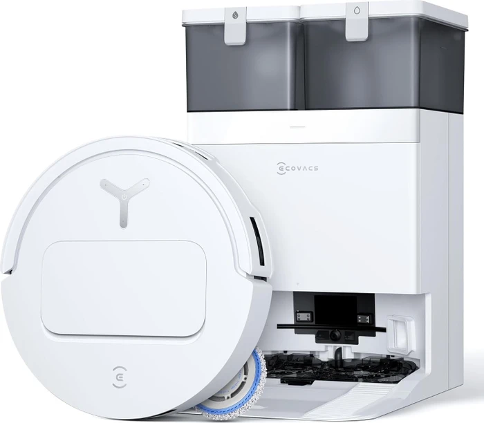 Ecovacs Deebot T50 Pro Omni GEN2 Saug-/Wischroboter weiß inkl. Absaug-/Reinigungsstation