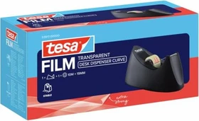 tesa tesafilm Tischabroller Easy Cut Curve transparent, 19mm/33m