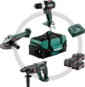 Metabo Combo Set 3.1 18V Akku-Maschinenset inkl. Tasche + 3 Akkus 5.2Ah