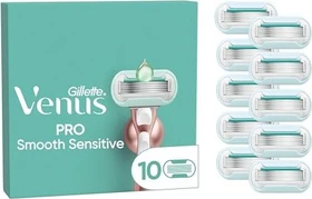 Gillette Venus Pro Smooth Sensitive Rasierklinge, 10 Stück