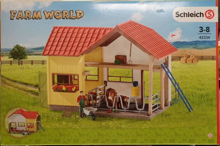 Schleich Farm World - Scheune mit Tieren und Zubehör
