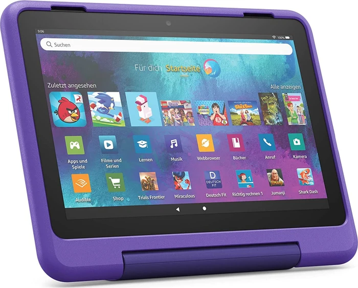 Amazon Fire HD 8 KFONWI 2020, ohne Werbung, Graffiti, 32GB, Kids Pro Edition