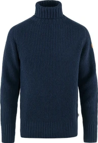 Fjällräven Övik Roller Neck Strickpullover dark navy (Herren)