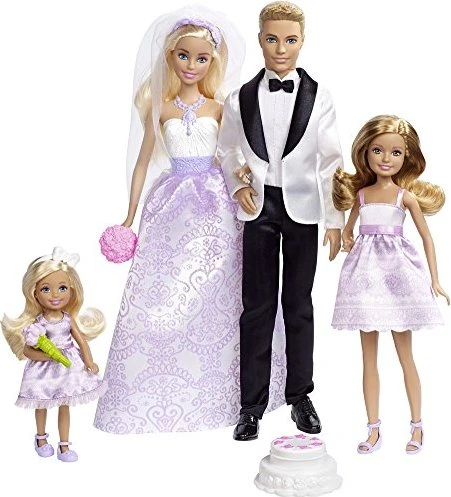 Mattel Barbie - Hochzeit Spielset 4-tlg.
