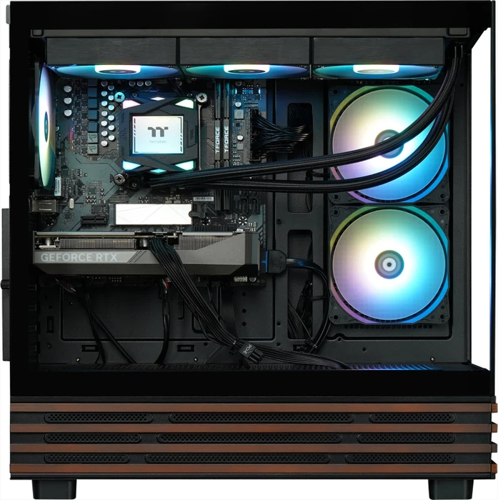 Thermaltake FTW A-Line LCS, Black, Ryzen 7 8700F, 32GB RAM, 1TB SSD, GeForce RTX 5060 Ti