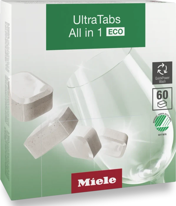 Miele GS CL 0602 T E UltraTabs All in 1 ECO Geschirrspültabs, 60 Stück