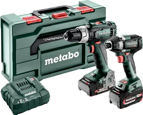 Metabo Combo Set 2.8.6 18V Akku-Maschinenset inkl. Koffer + 2 Akkus 2.0/4.0Ah