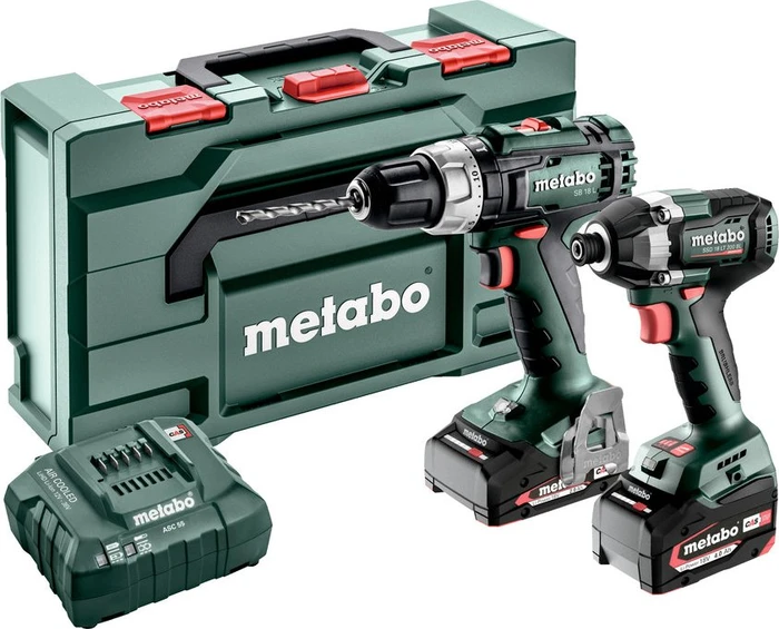 Metabo Combo Set 2.8.6 18V Akku-Maschinenset inkl. Koffer + 2 Akkus 2.0/4.0Ah