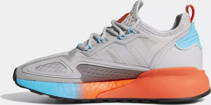 adidas ZX 2K Boost grey two/signal cyan (Damen)