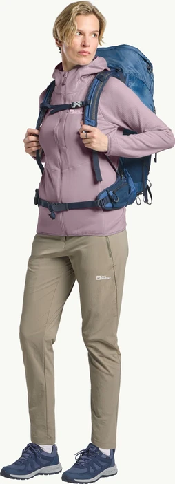 Jack Wolfskin Kolbenberg Hooded FZ Jacke wild blossom (Damen)