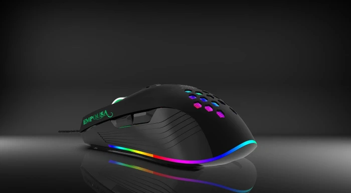 Inca IMG-347 RGB Gaming Mouse schwarz, USB