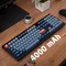 Keychron V6 Max, Carbon Black, 100% Fullsize, LEDs RGB, hot-swap, Gateron Jupiter RED, USB/Bluetooth, US Vorschaubild