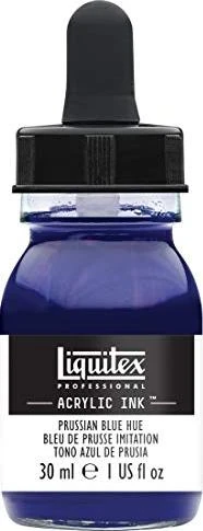 Liquitex Professional Acrylic Ink prussian blue hue, 30ml