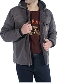Carhartt Relaxed Fit Washed Duck Sherpa Lined Jacke gravel (Herren)