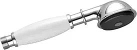 Dornbracht Madison Metall-Handbrause mit Porzellangriff chrom gebürstet/weiß
