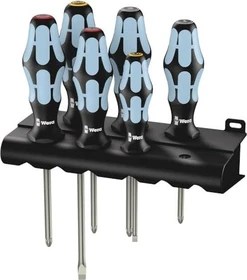Wera Kraftform Edelstahl 3334/3350/3355/6 Schraubendrehersatz, 6-tlg.