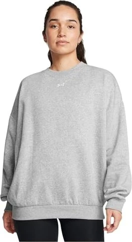 Under Armour Rival Fleece Sweatshirt mod grey light heather/white (Damen)