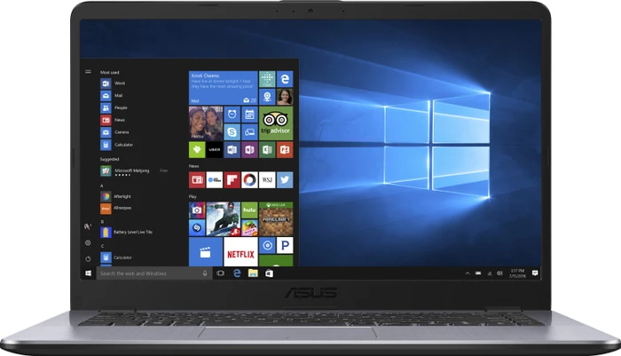 ASUS VivoBook 15 R504ZA-BQ380T, Star Grey, Ryzen 7 2700U, 16GB RAM, 256GB SSD, DE