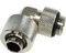 Aquatuning HF Schlauchanschluss, 90°, G1/4" AG auf 13/10mm drehbar, silber vernickelt Vorschaubild