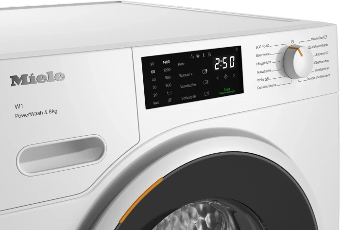 Miele W1 WWB360WPS PowerWash & 8kg Frontlader