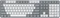 Satechi SM3 Slim Mechanical Backlit BT Keyboard, Light, weiß/grau, low-profile BROWN Switches, USB/Bluetooth, US Vorschaubild